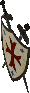 Templar Knight Shield and Swords